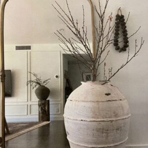 Olive Jar - White Wash - 1007L